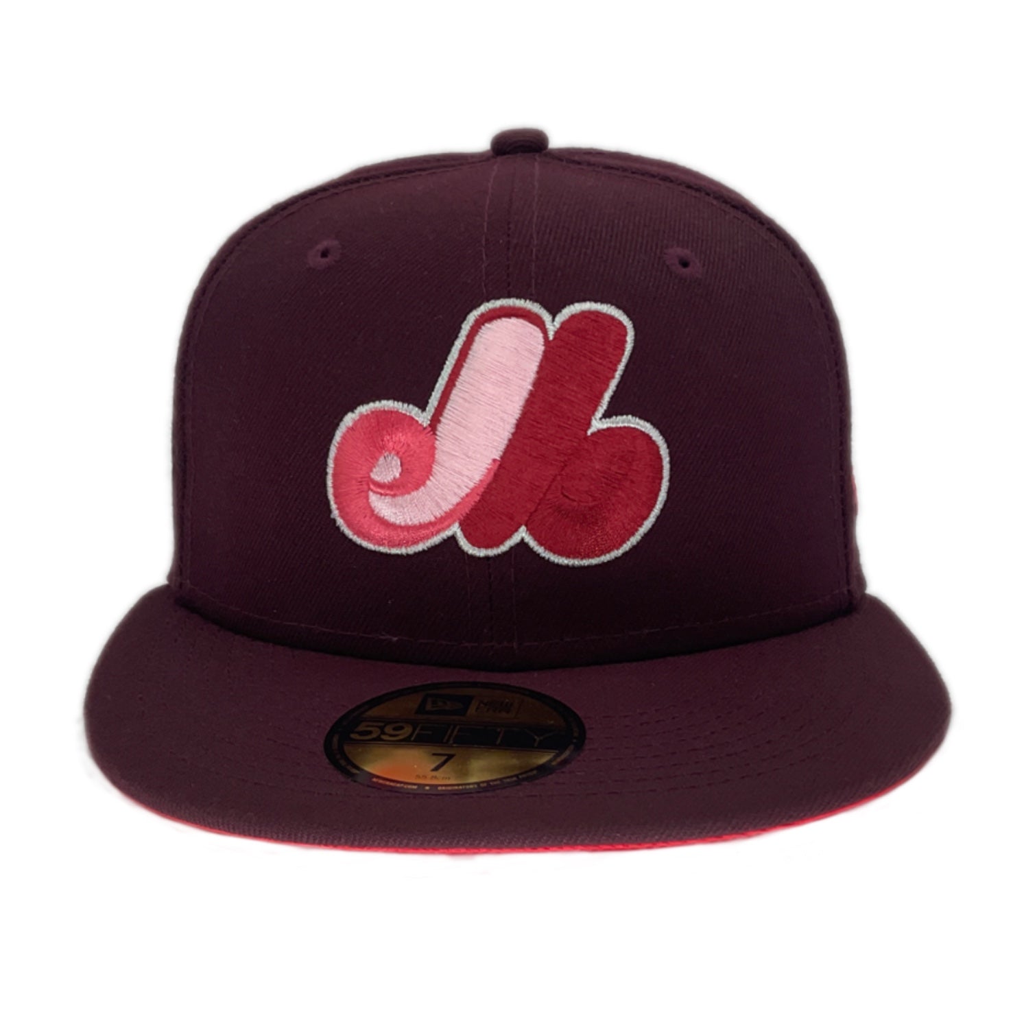 Toronto Blue Jays New Era Custom Cap Maroon Pink – JustFitteds