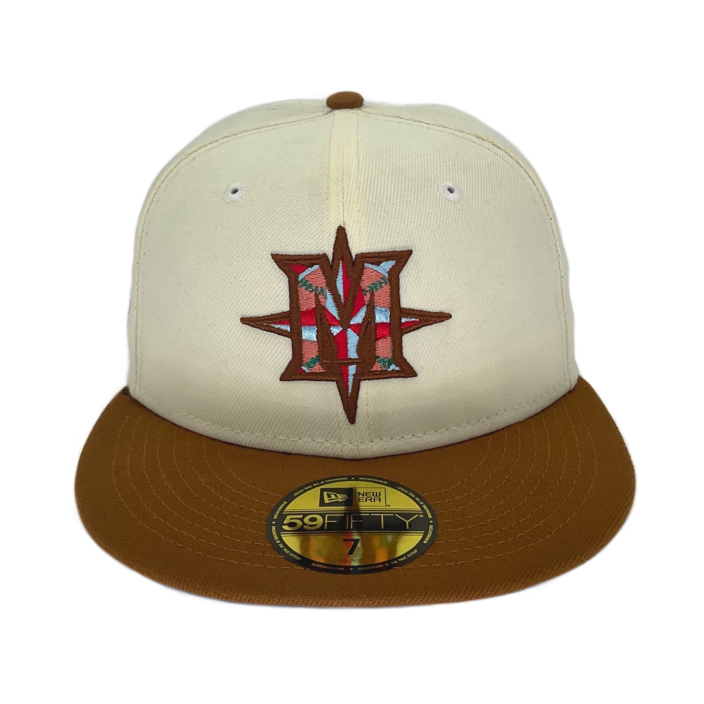 Seattle Mariners Custom New Era Cap Chrome Toast