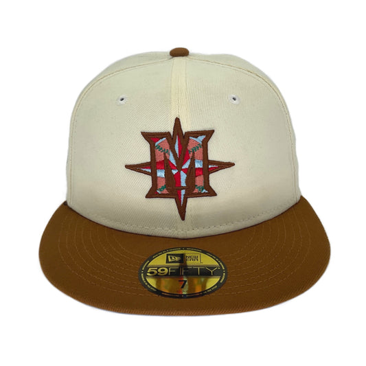 Seattle Mariners Custom New Era Cap Chrome Toast