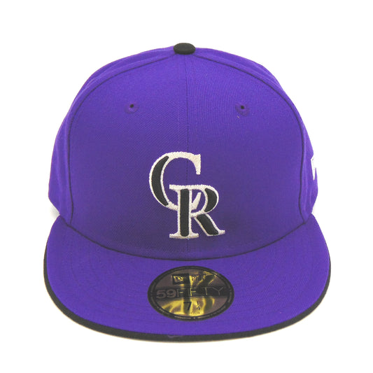 Colorado Rockies Authentic Alt2 New Era Cap Purple