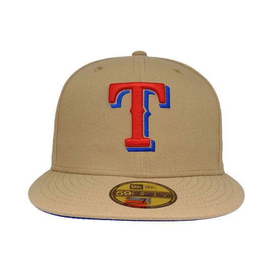 Texas Rangers JF Custom New Era Cap Camel ASG95