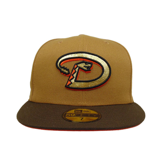 Arizona Diamondbacks Custom New Era Cap wheat 1998