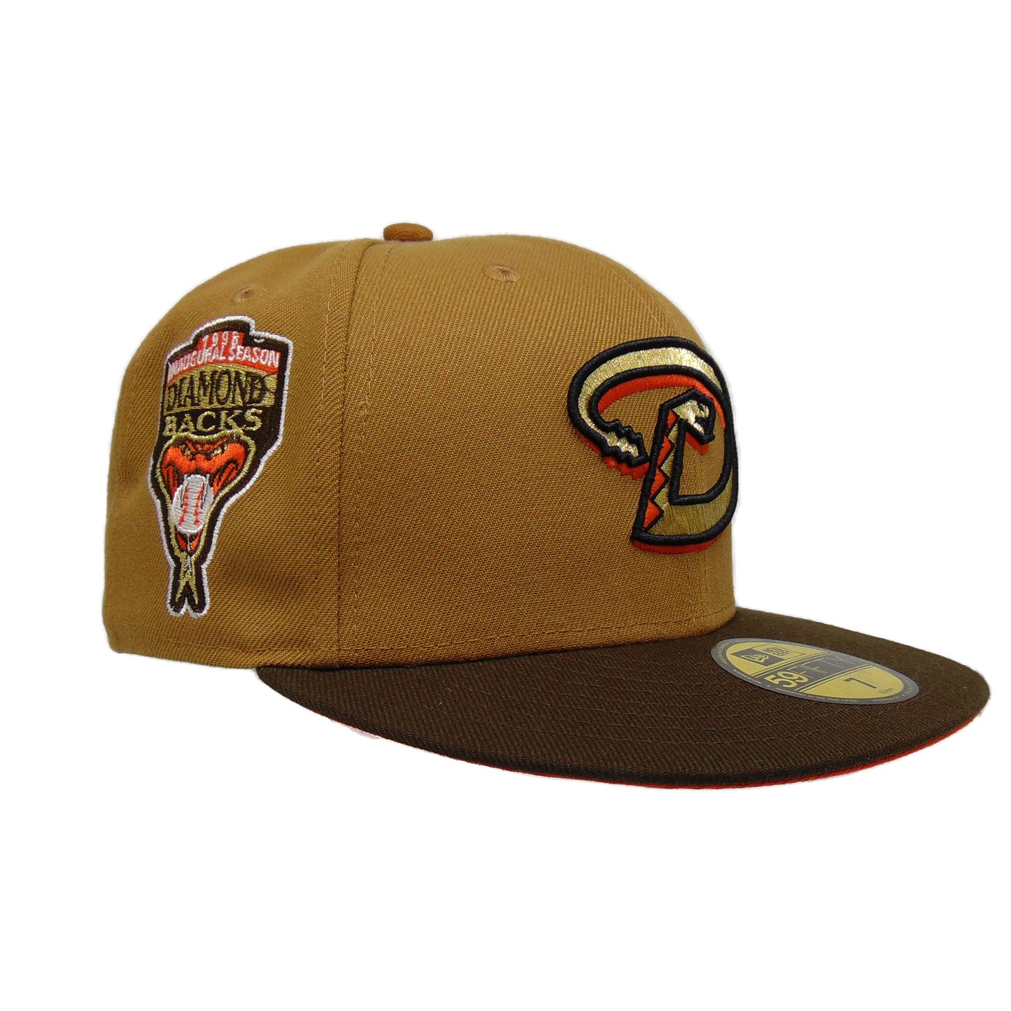 Arizona Diamondbacks Custom New Era Cap wheat 1998