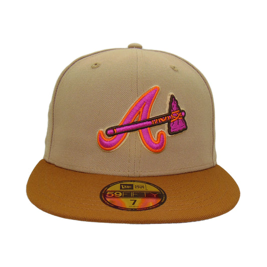 Atlanta Braves Custom New Era Cap Camel Toast 1976