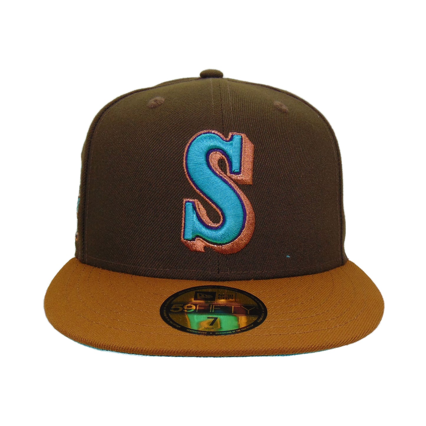 Seattle Mariners Custom New Era Cap 30th Walnut S