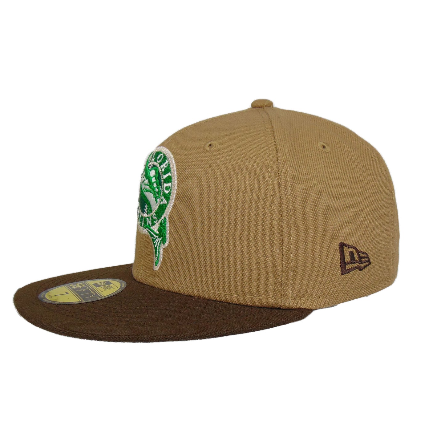 Florida Marlins Custom New Era Cap Camel Brown 1993