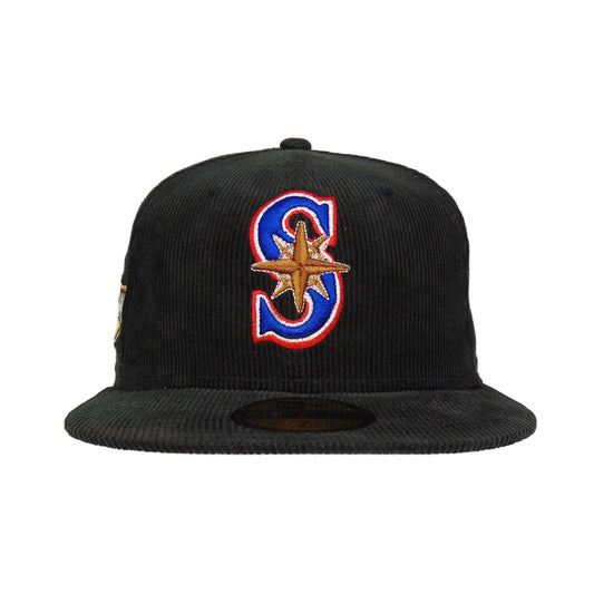 Seattle Marines Custom New Era Cap Black Corduroy ASG 2001