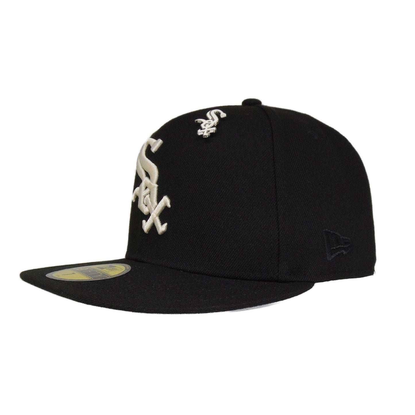 Chicago White Sox JF Exclusive New Era Cap Black White Pin