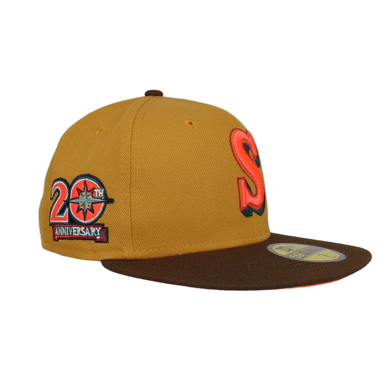 Seattle Mariners Custom New Era Cap PanTan 20th