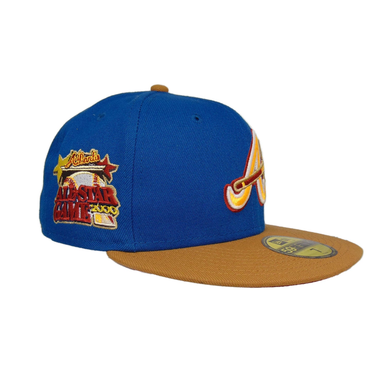 Atlanta Braves Custom New Era Cap blue peanut ASG 2000