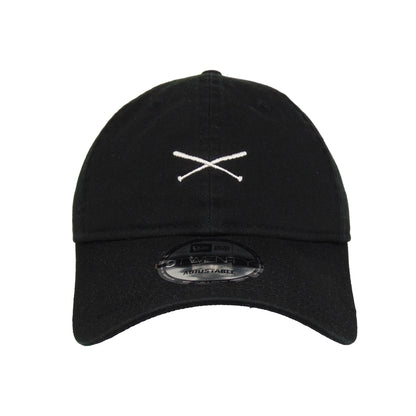 JustFitteds Crossed Bats New Era 9TWENTY black olive
brown
Woodland Camo Front View