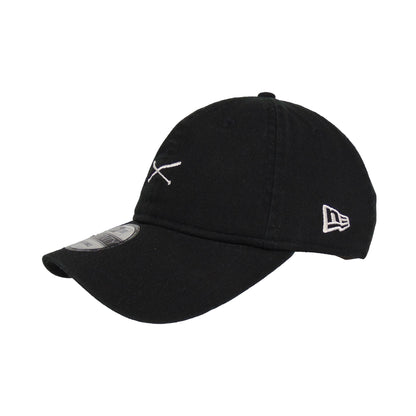 JustFitteds Crossed Bats New Era 9TWENTY black olive
brown
Woodland Camo Side View