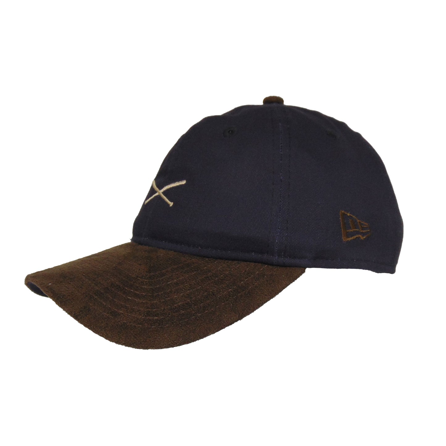 JustFitteds Crossed Bats New Era 9TWENTY Navy