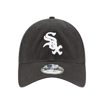 Chicago White Sox 9TWENTY Adjustable New Era Cap Black black Front View
