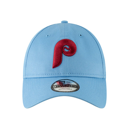 Philadelphia Phillies 9TWENTY Adjustable New Era Cap Sky sky blue Front View