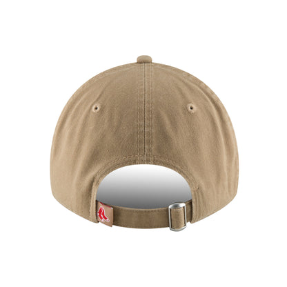 Boston Red Sox 9TWENTY Adjustable New Era Cap Camel tan Back View