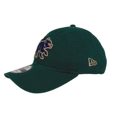 Chicago Cubs 9TWENTY New Era Cap Dark Green dark green Side View