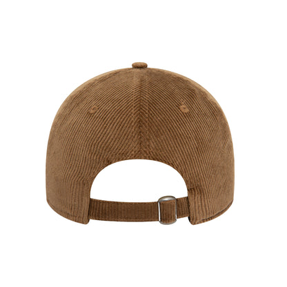 Corduroy 9TWENTY Adjustable New Era Cap Brown brown Back View