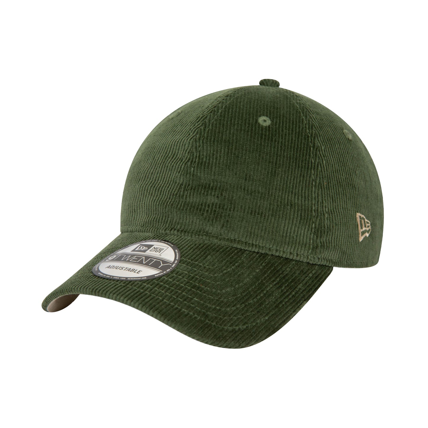 Corduroy 9TWENTY Adjustable New Era Cap Green