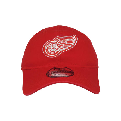 Detroit Redwings New Era 9TWENTY Cap red black Front View