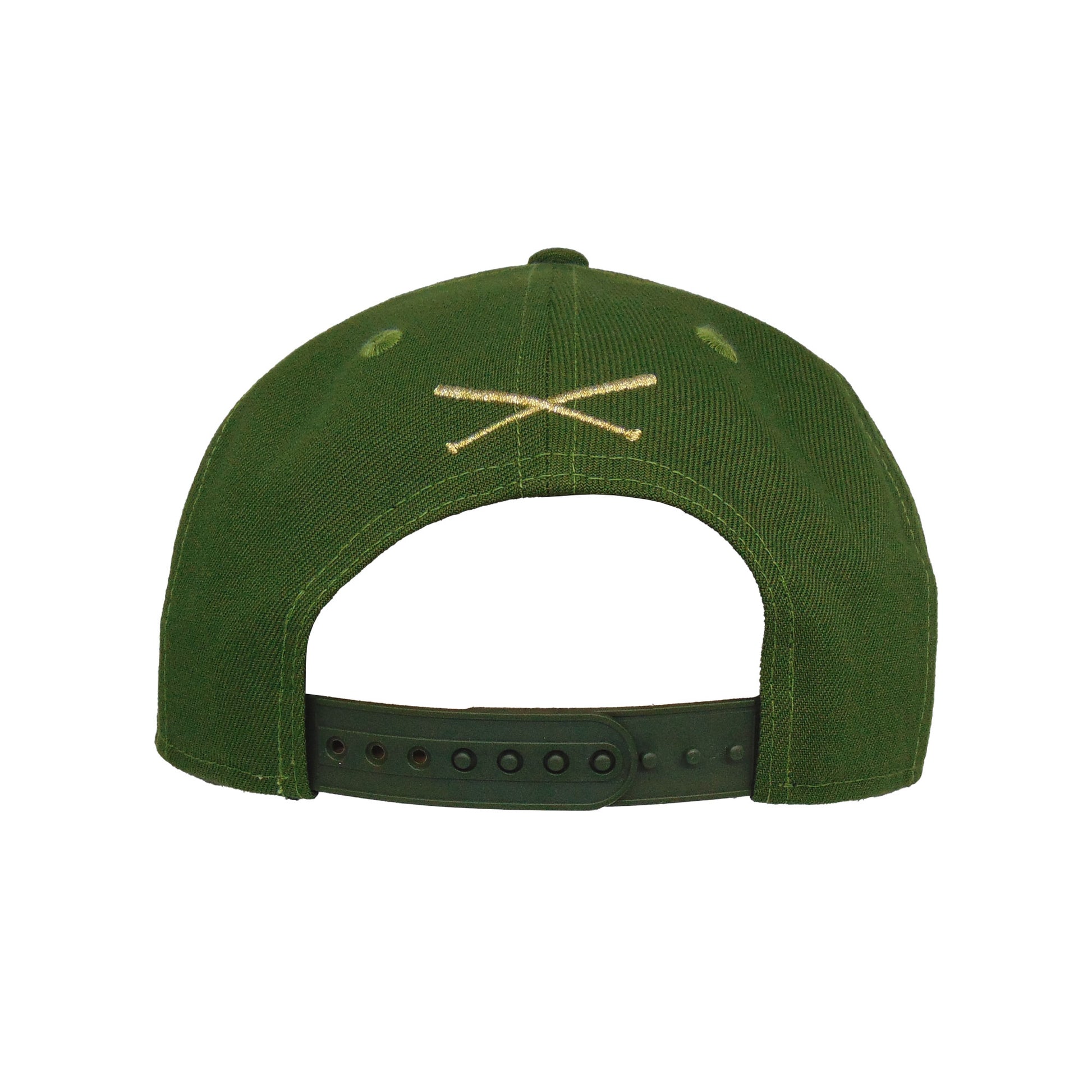 Welcome to St. Pauli JF Exclusive New Era 9FORTY AF Cap Riffle Green olive Back View