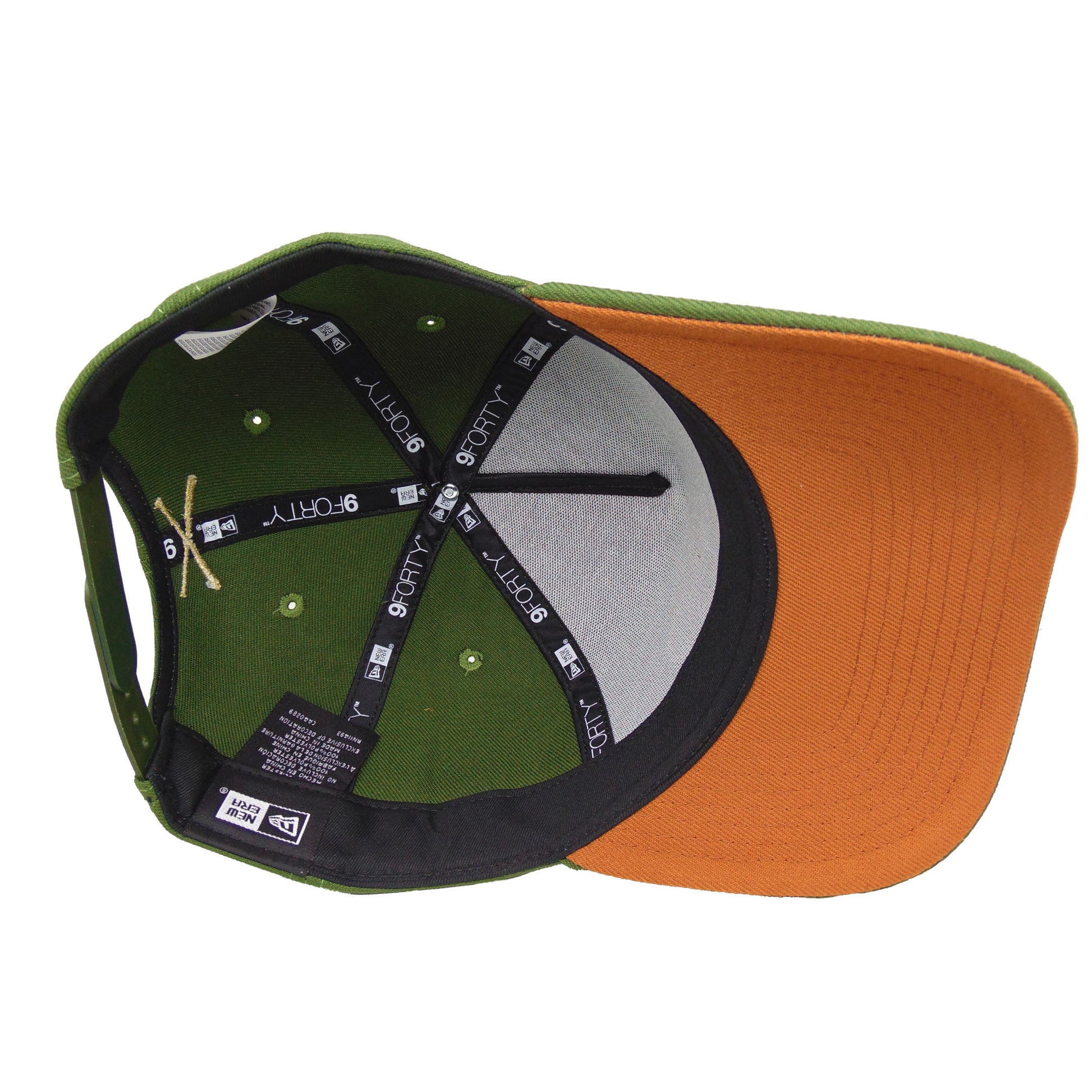 Welcome to St. Pauli JF Exclusive New Era 9FORTY AF Cap Riffle Green olive Undervisor View