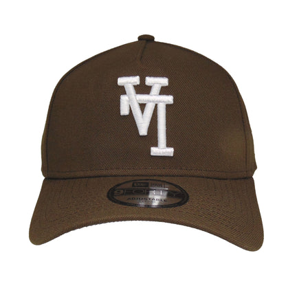 Los Angeles Dodgers 9FORTY AF New Era Cap brown brown Front View