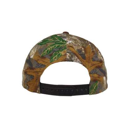 Los Angeles Dodgers 9FORTY AF New Era Cap Realtree Flip Woodland Camo Undervisor View