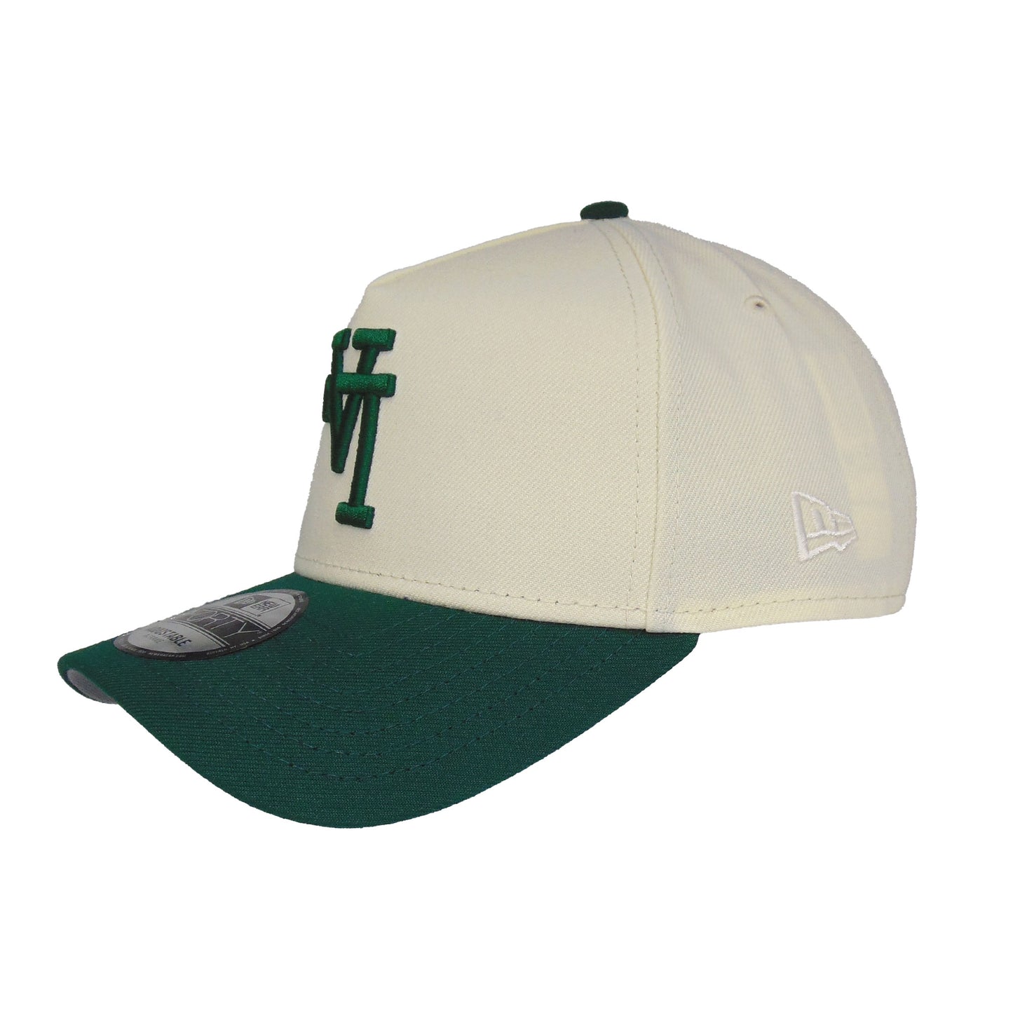 Los Angeles Dodgers flip 9FORTY AF New Era Cap chrome dk green