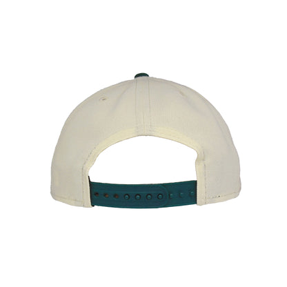 Los Angeles Dodgers flip 9FORTY AF New Era Cap chrome dk green chrome
dark green Back View