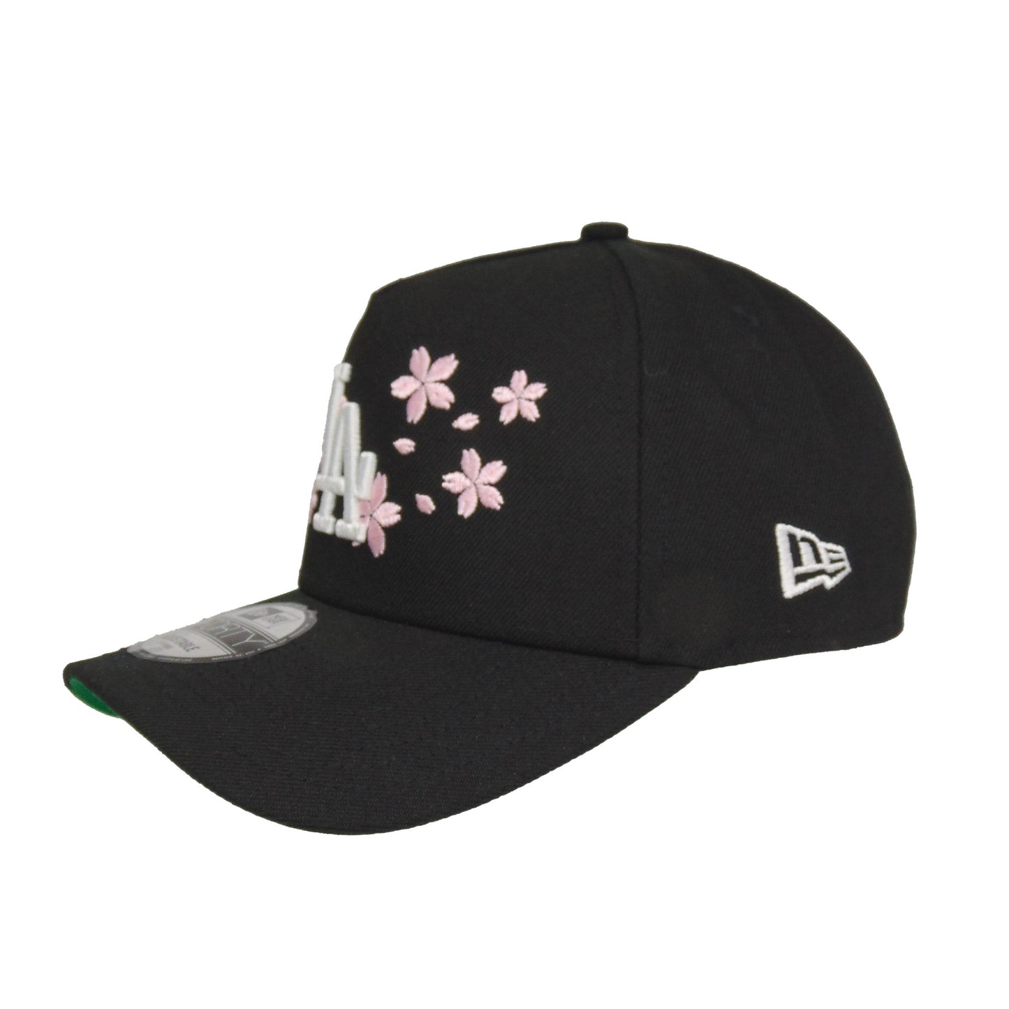 Los Angeles Dodgers Custom 9FORTY AF New Era Tokyo Series Floral BLK Cap black Back View