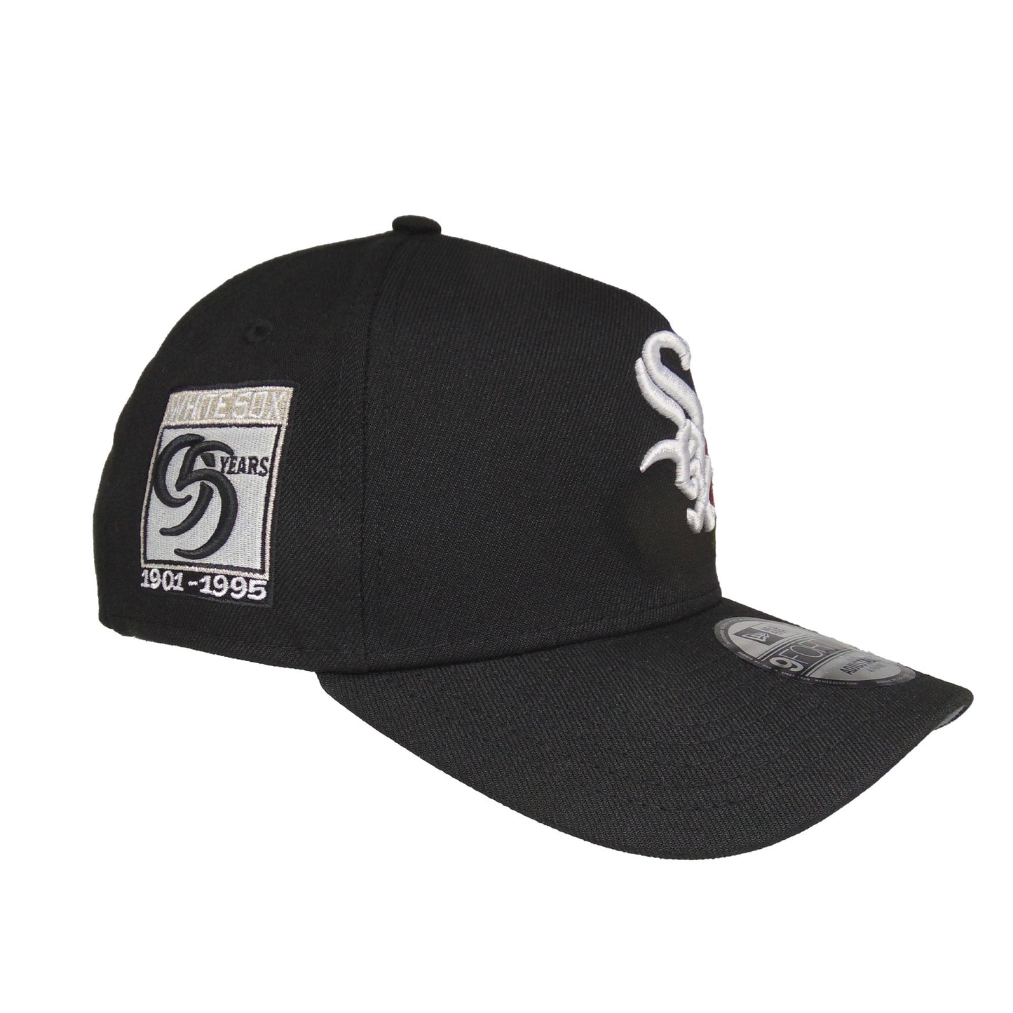 Chicago White Sox custom 9FORTY AF New Era Cap black rose 95th