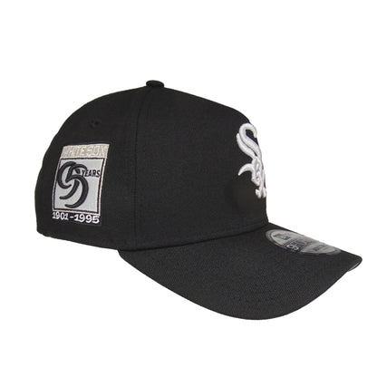 Chicago White Sox custom 9FORTY AF New Era Cap black rose 95th black Side View