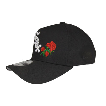 Chicago White Sox custom 9FORTY AF New Era Cap black rose 95th black Back View