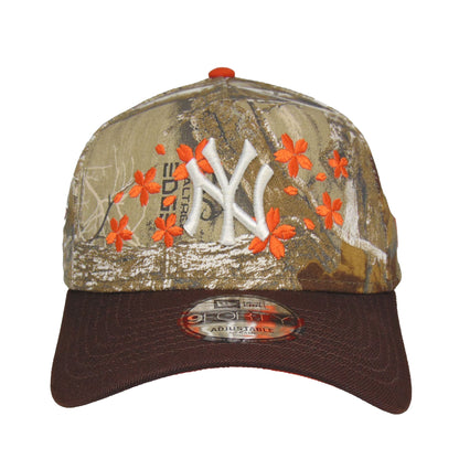 New York Yankees 9FORTY AF New Era Cap Tokyo Series Realtree Realtree Edge Camo
brown Front View