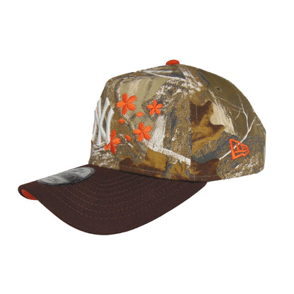 New York Yankees 9FORTY AF New Era Cap Tokyo Series Realtree Realtree Edge Camo
brown Back View