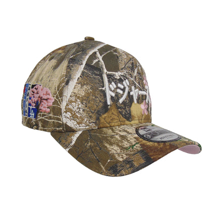 Los Angeles Dodgers 9FORTY AF New Era Cap Tokyo Series Realtree Realtree Edge Camo Side View