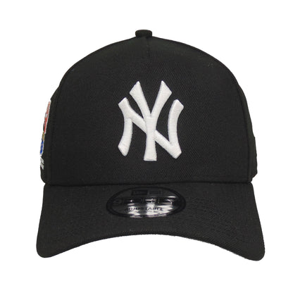 New York Yankees Custom 9FORTY AF New Era Cap Subway Series 25th black Front View