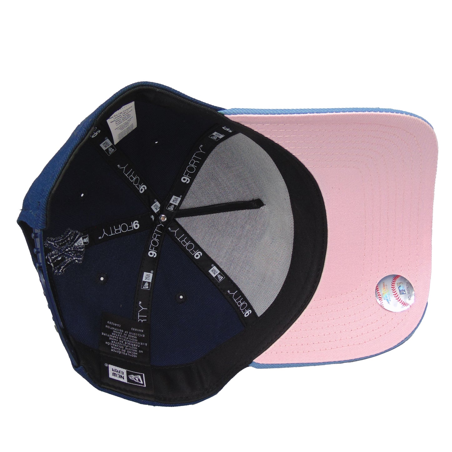 New York Yankees Custom 9FORTY AF New Era Cap Sakura Fade Navy Sky