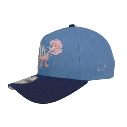 Los Angeles Dodgers 9FORTY AF New Era Cap Sakura Fade Sky Navy sky blue
navy Side View
