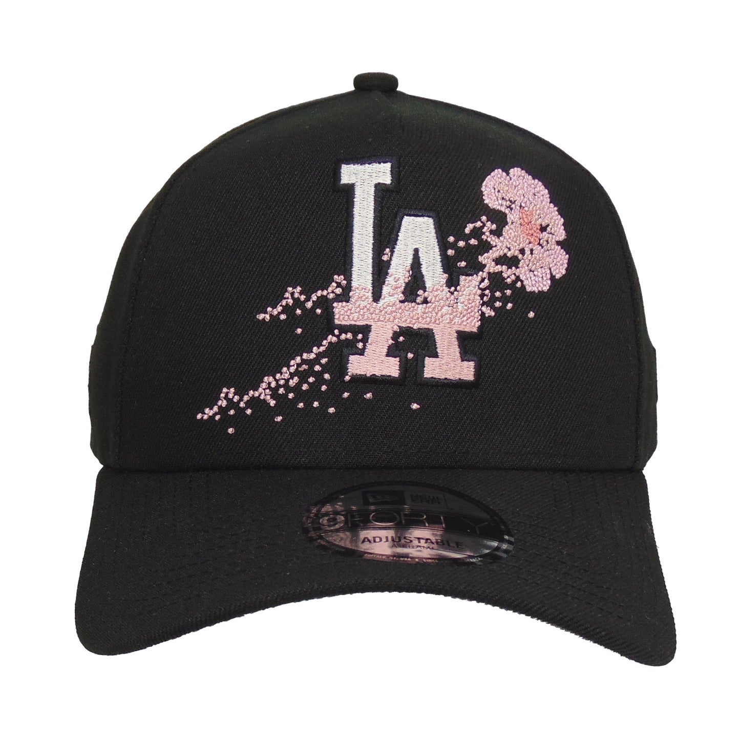 Los Angeles Dodgers 9FORTY AF New Era Cap Sakura Fade black black Front View