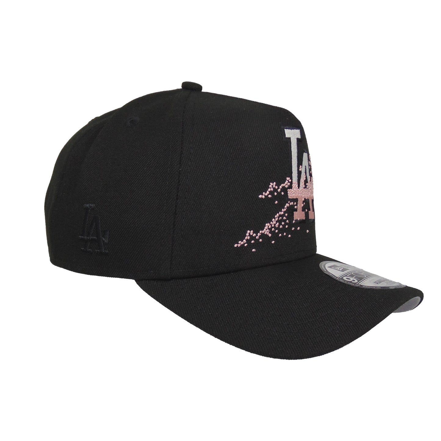 Los Angeles Dodgers 9FORTY AF New Era Cap Sakura Fade black black Side View