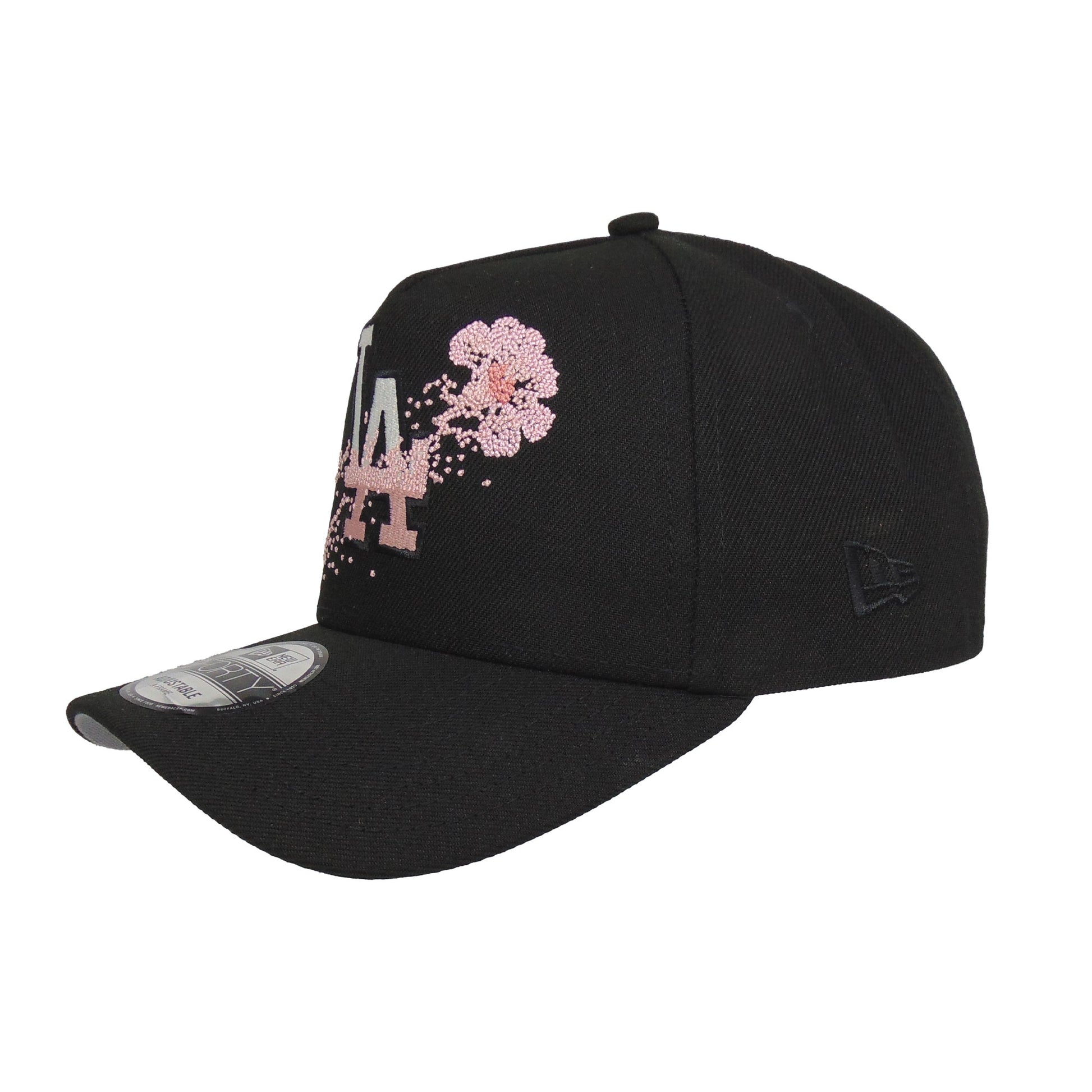 Los Angeles Dodgers 9FORTY AF New Era Cap Sakura Fade black black Back View
