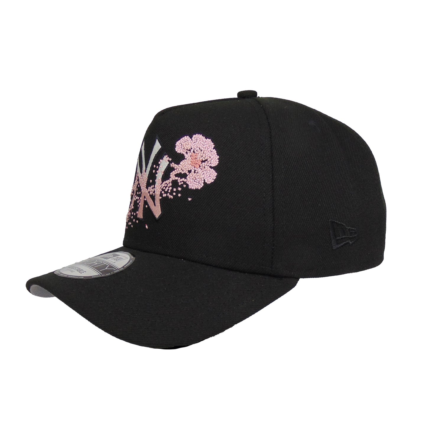 New York Yankees Custom 9FORTY AF New Era Cap Sakura Fade black