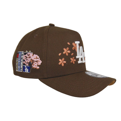 Los Angeles Dodgers 9FORTY AF New Era Cap Tokyo Series Brown brown Side View