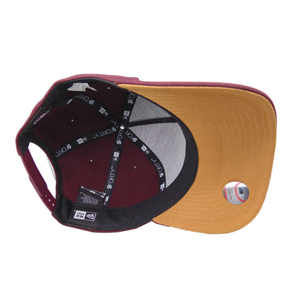 Chicago Cubs 9FORTY AF New Era Cap Maroon Copper dark red Undervisor View