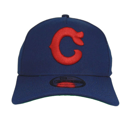 Cleveland Indians custom 9FORTY AF New Era Cap Oceanside navy Front View