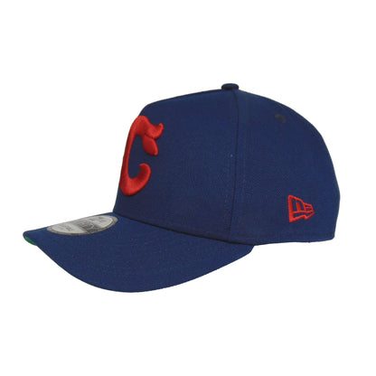 Cleveland Indians custom 9FORTY AF New Era Cap Oceanside navy Side View