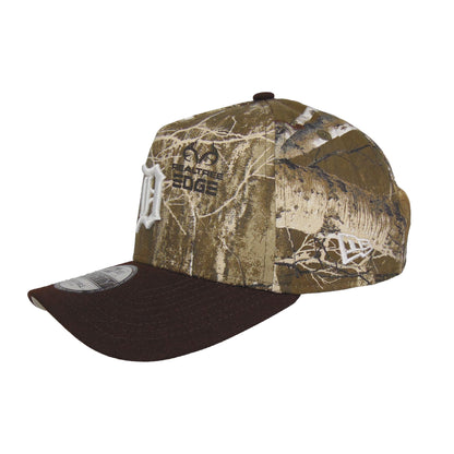Detroit Tigers Custom 9FORTY AF New Era Cap Realtree Edge Realtree Edge Camo
brown Side View