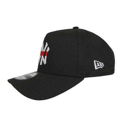 New York Yankees JF Custom 9FORTY New Era Cap Japan Black black Back View